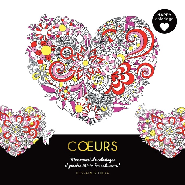 Mon carnet de coloriages et pensées 100% bonne humeur